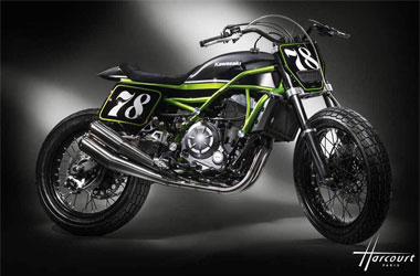 Kawasaki Z650 Flat Tracker Tampil Keren ala MRS Oficina
