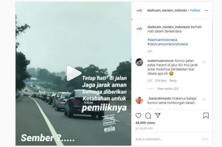 Tabrakan Beruntun Saat Konvoi? Ini Antisipasinya