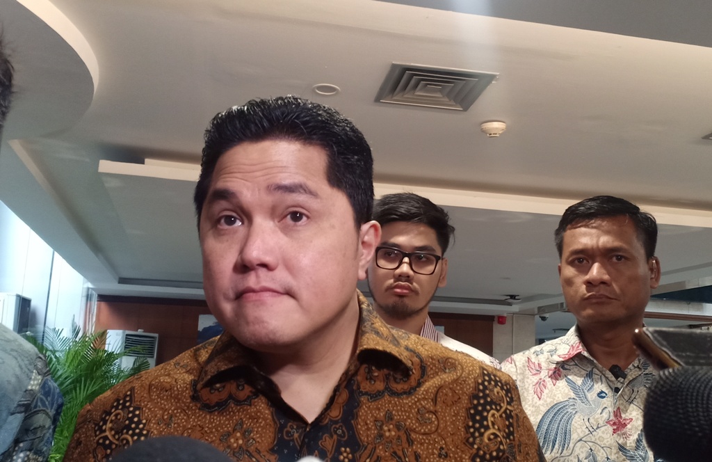 Menteri BUMN Erick Thohir. FOTO: Medcom.id/Suci Sedya Utami