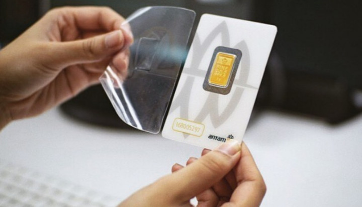 Harga Emas Antam Naik Rp5.000/Gram