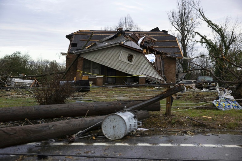 23 Tewas saat Tornado Hantam Wilayah Tennessee