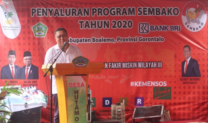 Program Sembako Naik Rp200 Ribu, Kemensos Pastikan Bantuan Diterima di Gorontalo