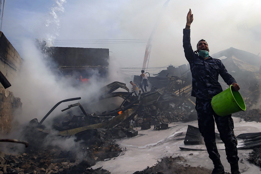 10 Orang Tewas akibat Kebakaran Toko Roti di Gaza