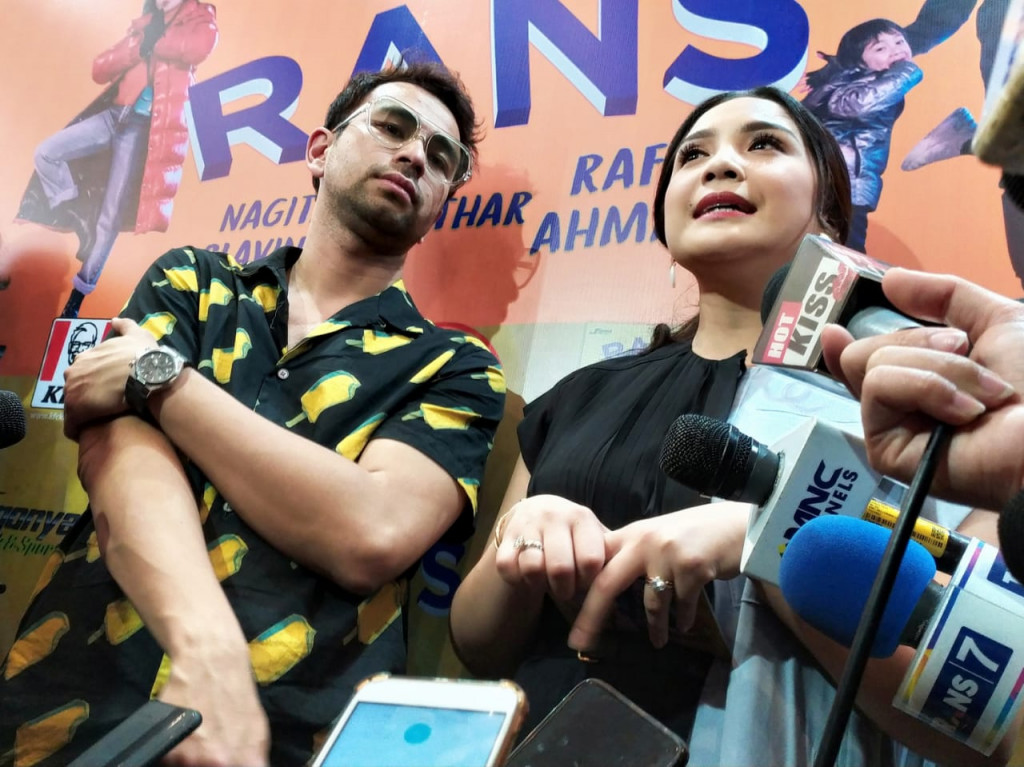 Raffi Ahmad dan Nagita Slavina. (Foto: Medcom.id/Cecylia Rura)