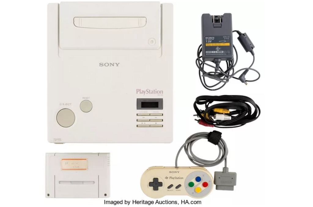 Unit prototipe konsol kolaborasi Sony dan Nintendo yang tidak pernah dipasarkan dilelang.
