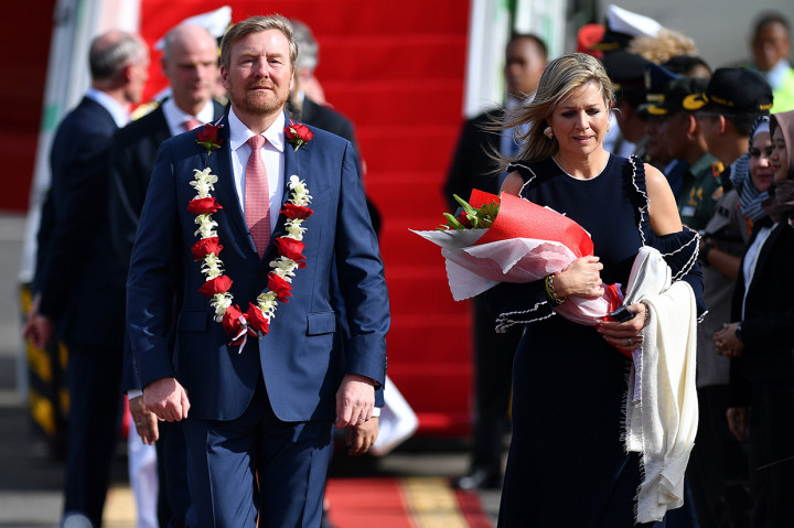 Raja dan Ratu Belanda Tiba di Tanah Air