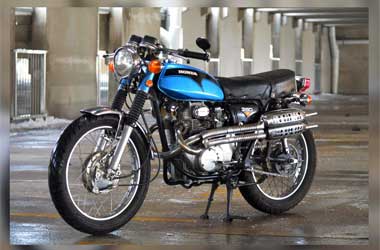 Tampilan Klimis Honda CL350 1972 Scrambler