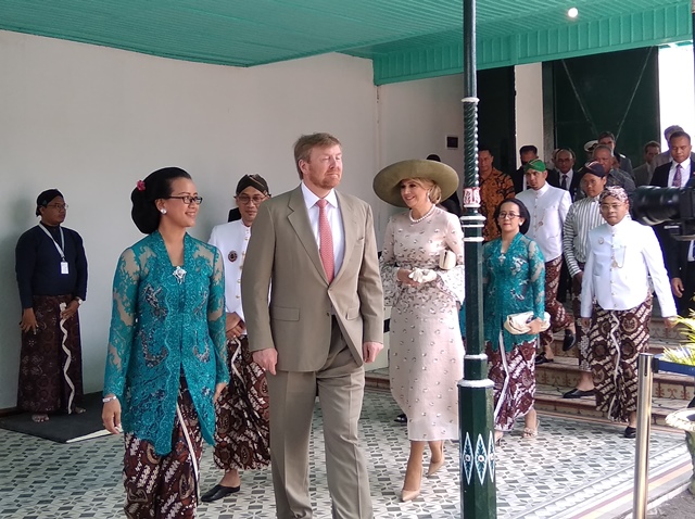 Raja dan Ratu Belanda Kunjungi Keraton Yogyakarta