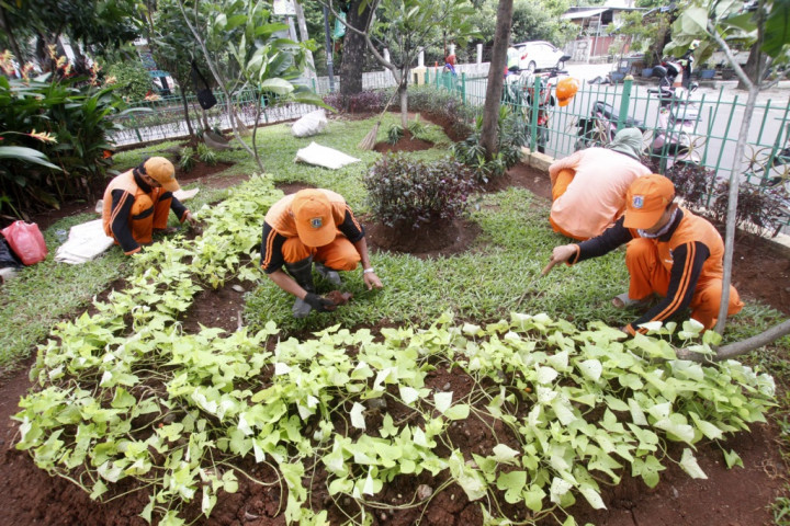 Kolong Jembatan Warakas Disulap Jadi RPTRA
