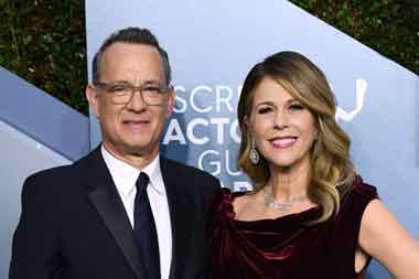 Tom Hanks dan Istrinya Positif Korona