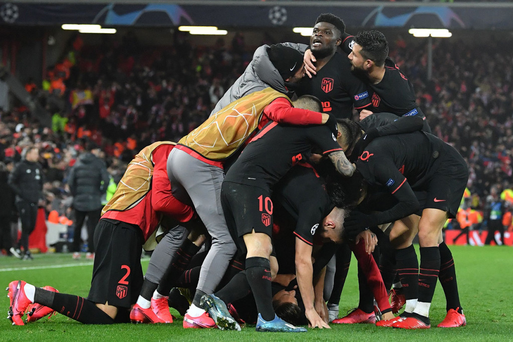 Atletico Madrid Depak Liverpool dari Liga Champions
