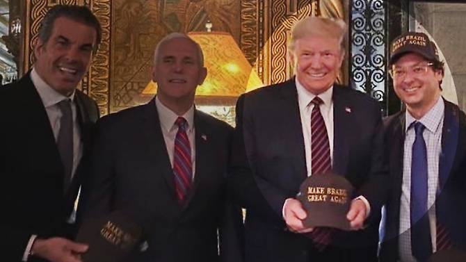 Menteri Brasil Positif Korona Tak Lama Bertemu Trump