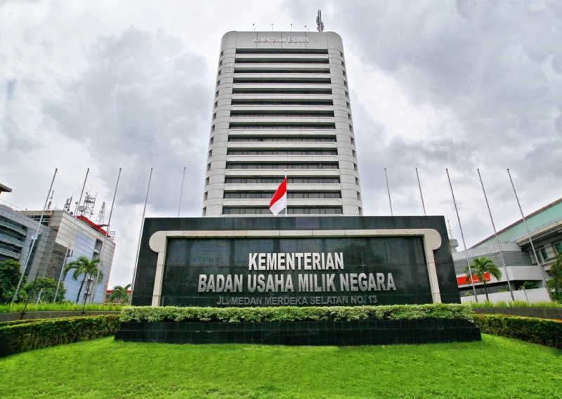 Gedung Kementerian BUMN. FOTO: Kementerian BUMN