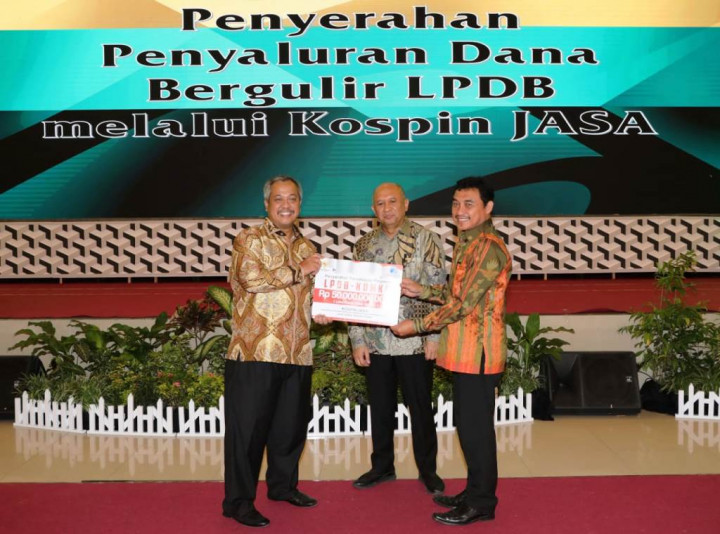 Basmi Rentenir, LPDB-KUMKM Salurkan Rp50 M untuk Kospin Jasa