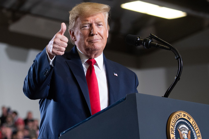 Donald Trump Negatif Korona