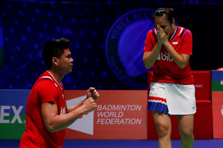 Ekspresi Praveen/Melati Usai Juara All England 2020