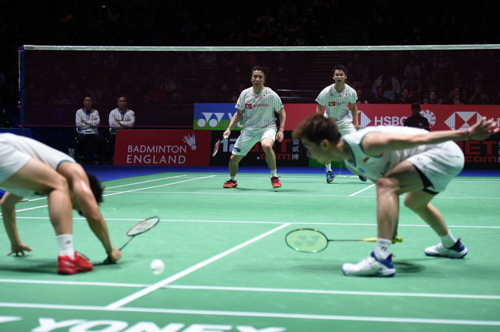 Marcus/Kevin Tumbang di Final All England 2020