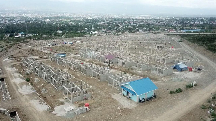 Hunian bagi Korban Bencana di Palu Capai 60%