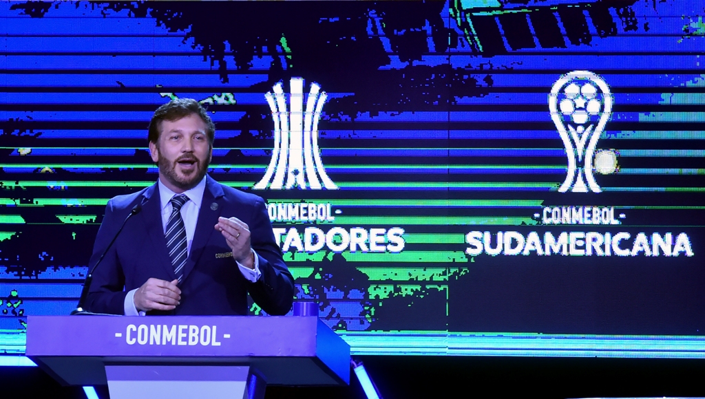 Presiden CONMEBOL, Alejandro Dominguez. (NORBERTO DUARTE / AFP)