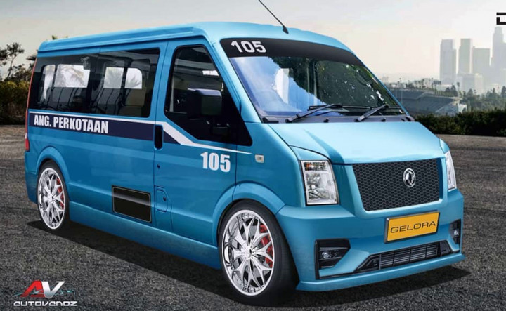 Tampilan Angkot Gaul DFSK Gelora