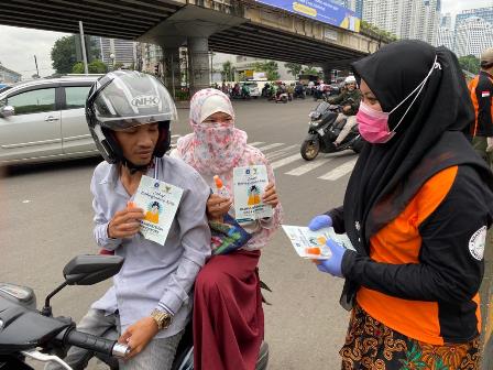 Baznas DKI Siapkan Isi Ulang <i>Hand Sanitizer</i> Gratis