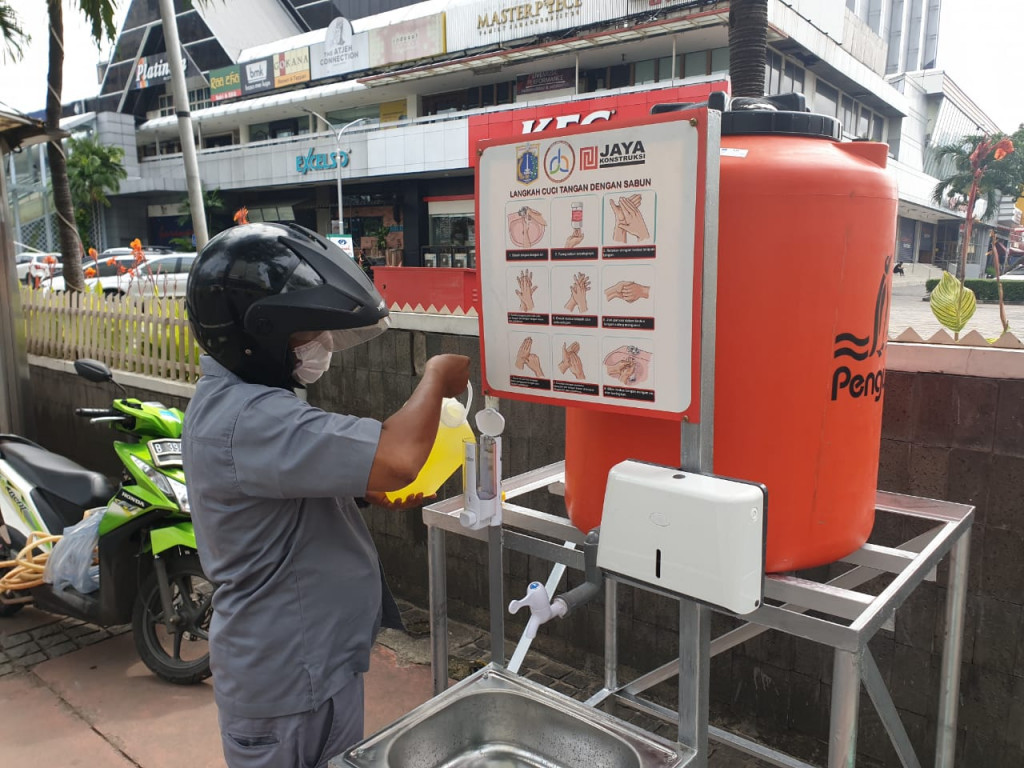  Wastafel  Portabel Disebar di  Jakarta  Pusat Medcom id