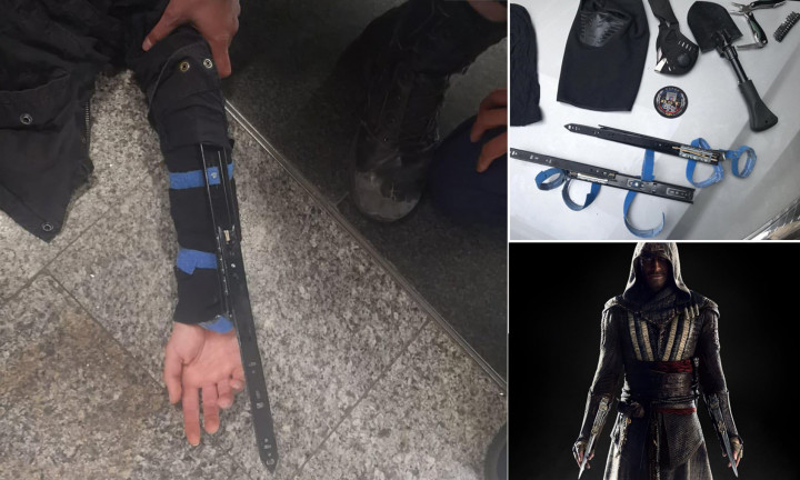 Polisi Prancis Tangkap Pria Pengguna Senjata Mirip Assassin's Creed