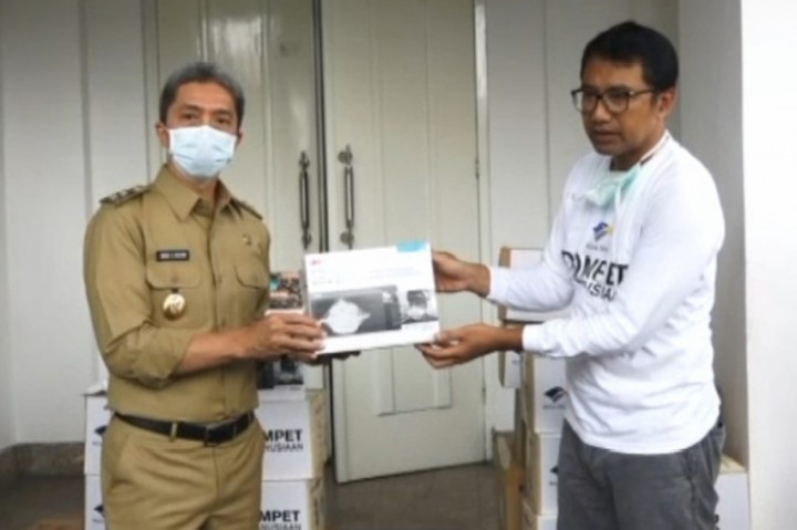 Yayasan Media Group Serahkan Donasi APD ke Pemkot Bogor