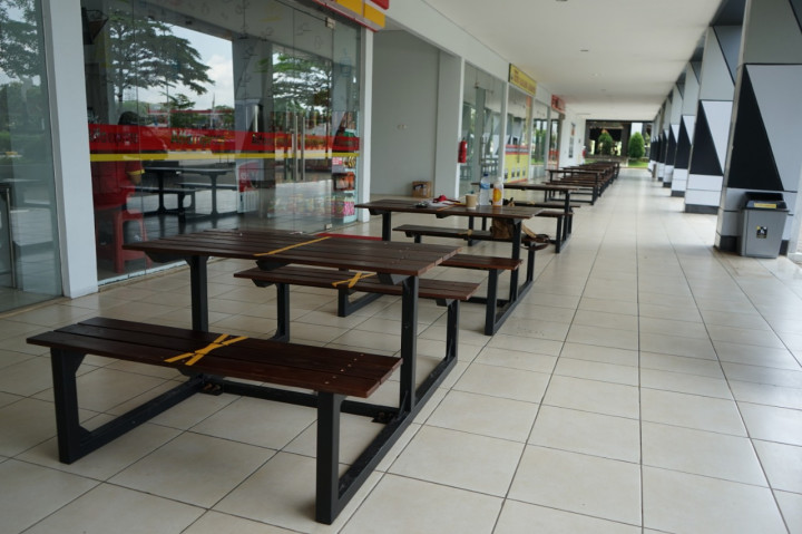 Metode Physical Distancing Sudah Berlaku di Rest Area