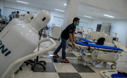 Pemerintah Tingkatkan Pelayanan Rs Darurat Wisma Atlet