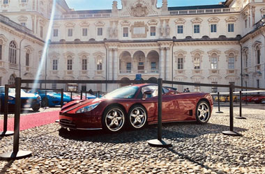 Supercar Unik Covini C6W 6 Roda