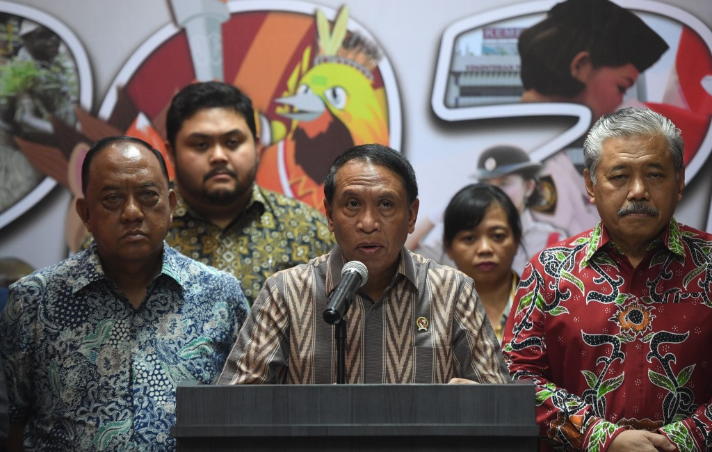 Menteri Pemuda dan Olahraga Zainudin Amali (Foto: Antara/Akbar Nugroho Gumay)
