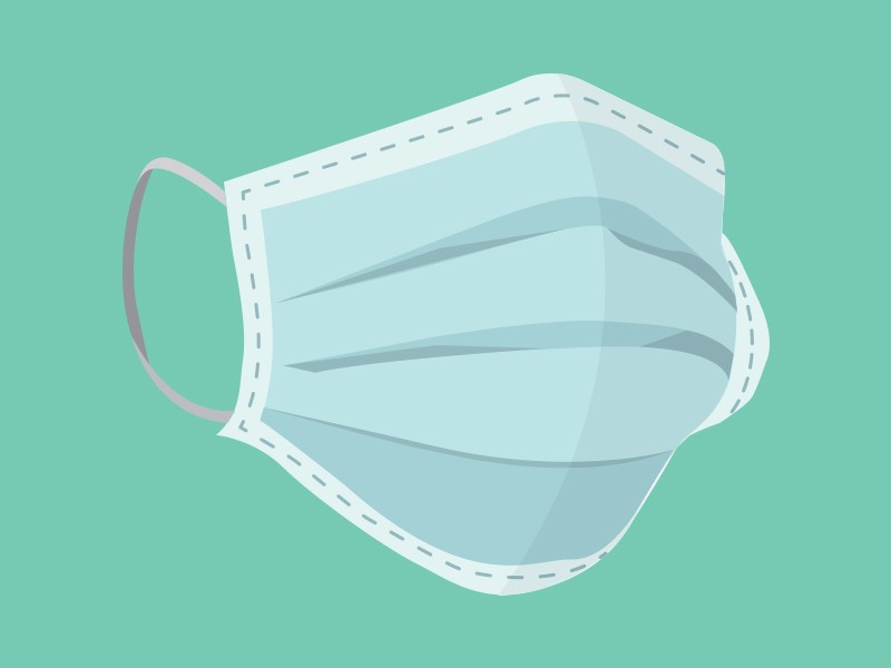 Ilustrasi masker. Medcom.id