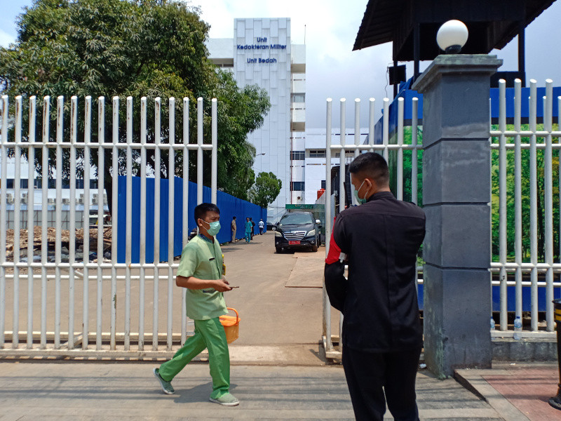 Suasana di RSPAD Gatot Soebroto, Jakarta Pusat. Medcom.id/Christian.