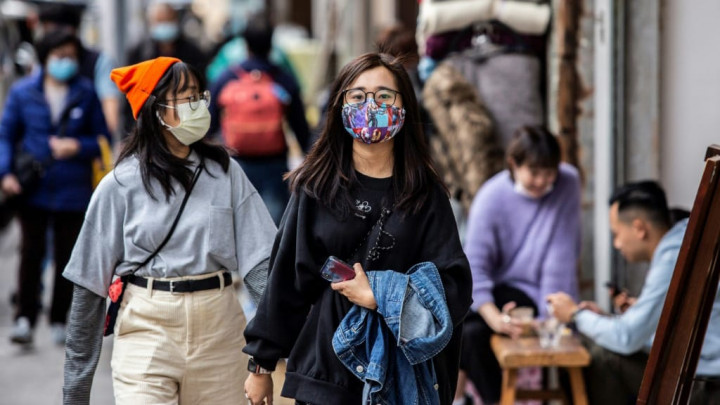 Perajin Masker Kain di Lebak Kebanjiran Pesanan