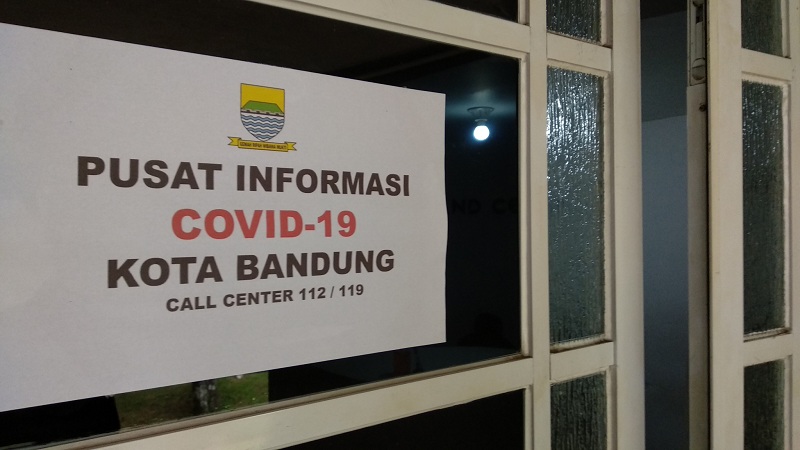 luatrasi. Pusat informasi Covid-19 Kota Bandung, Jawa Barat. Medcom.id/Roni k