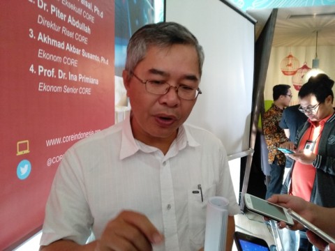 Direktur Riset Core Indonesia Piter Abdullah mengatakan Indonesia tak sendirian mengalami defisit anggaran - - Foto: Medcom/ Desi Angriani