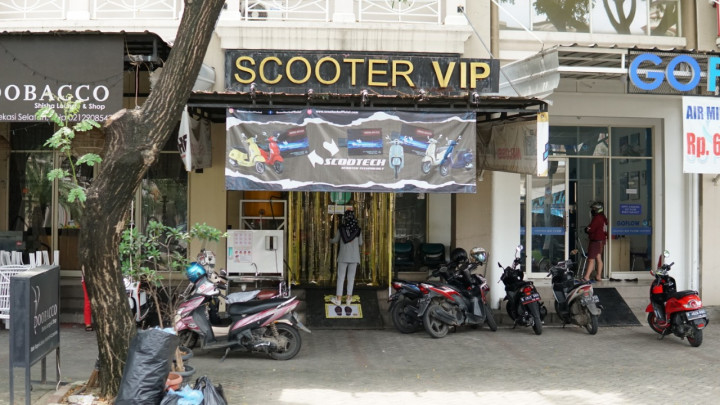 Scooter VIP Berlakukan SOP Covid-19 di Bengkel