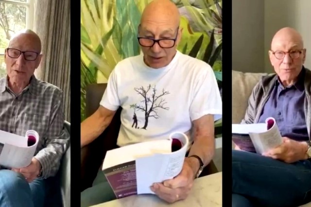 Patrick Stewart Bacakan Soneta Shakespeare pada Penggemarnya