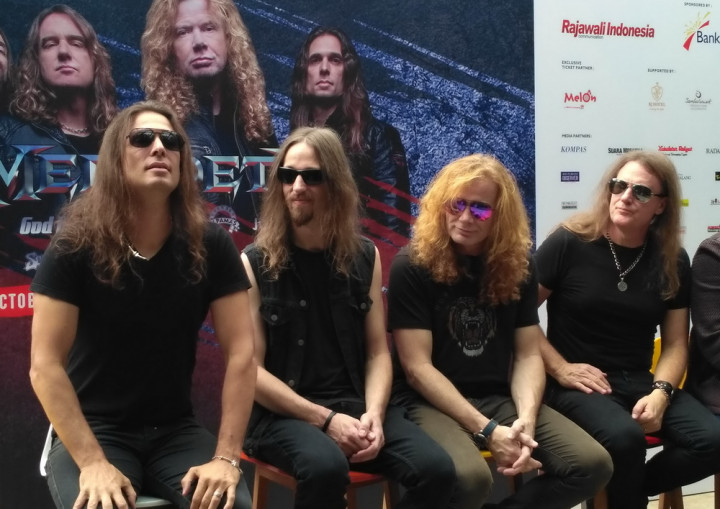 Gitar Bertanda Tangan Empat Personel Megadeth Dilelang Buat Perangi Korona