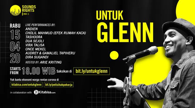 Amnesty Internasional dan Kita Bisa Gelar Konser Amal Demi Glenn Fredly