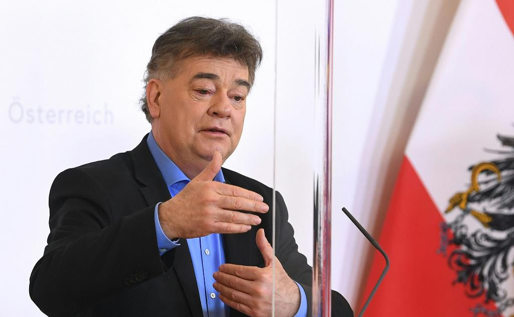 Menteri Olahraga Austria, Werner Kogler. (Foto: AFP/Helmut Fohringer) 