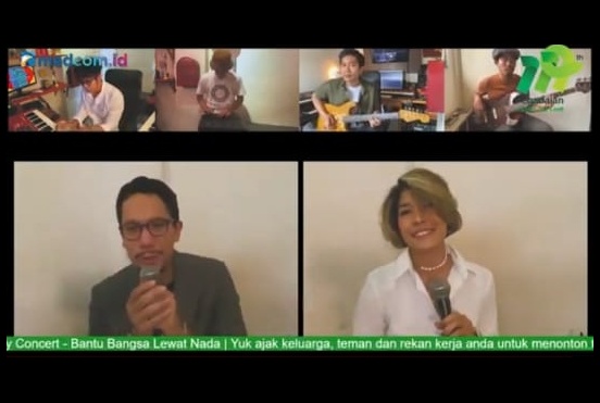 Maliq & D'Essentials Buka Konser Amal Bantu Bangsa Lewat Nada