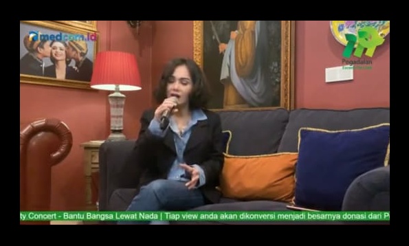 Meriahkan Konser Bantu Bangsa Lewat Nada, Yuni Shara Imbau Jaga Kebersihan