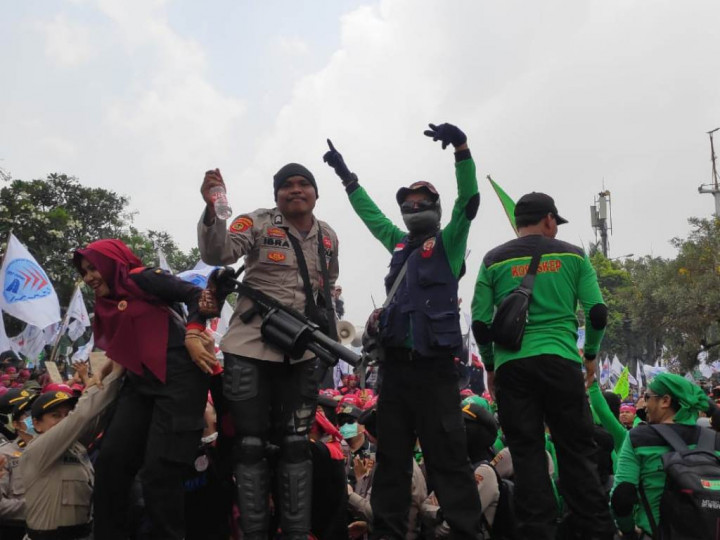 Polisi Tak Akan Menerbitkan Izin Demo Buruh