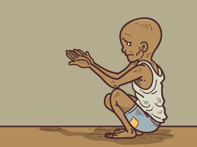 Ilustrasi pengemis. Medcom.id/M Rizal