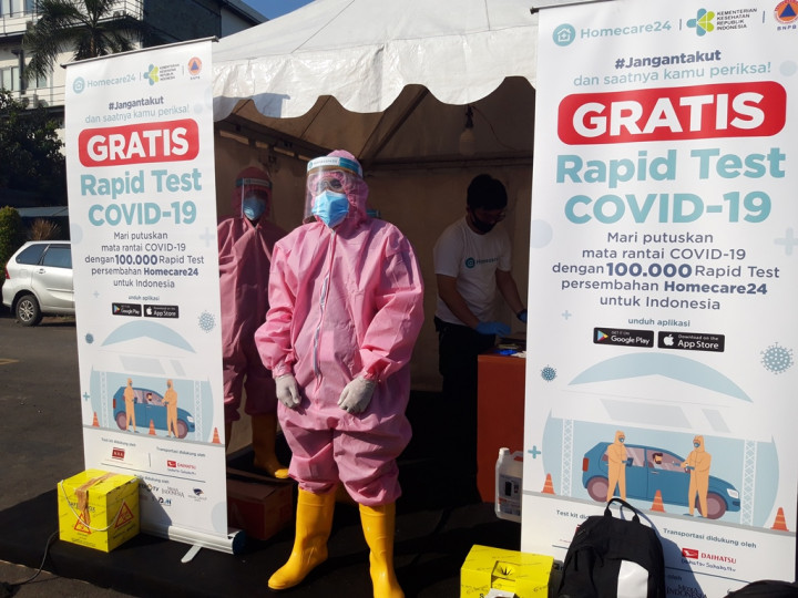 100 Ribu Rapid Test Covid-19 Gratis di Jabodetabek dari Homecare24