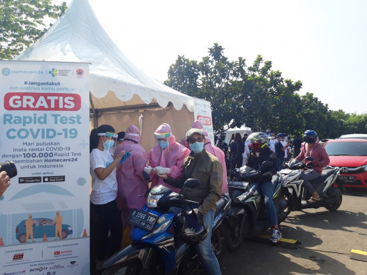 Homecare24 Gelar Rapid Test Drive Thru di Kantor Media Group, Gratis