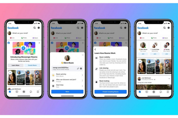 Video Chat Messenger Rooms Facebook Bisa Tampung 50 Orang