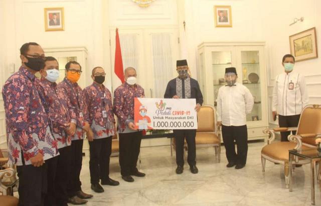 JNE Sumbang Rp1 Miliar Bantu Warga DKI Terdampak Covid-19